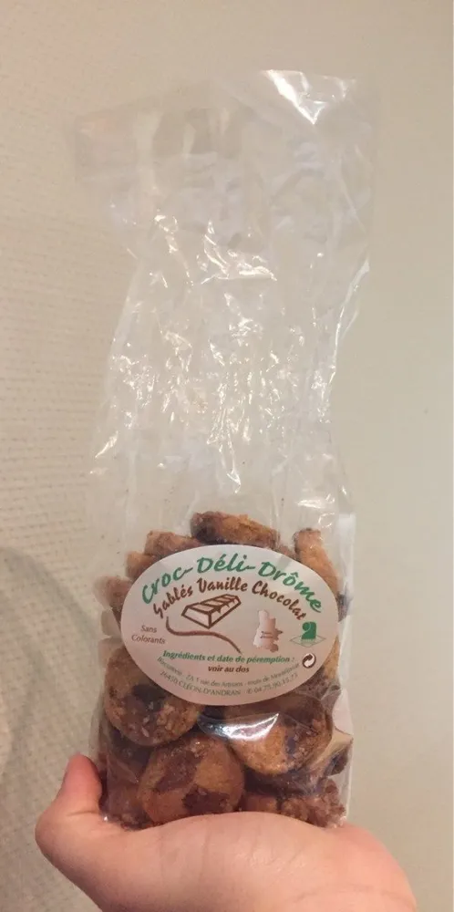 sable vanille chocolat