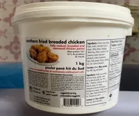 Southern fried breaded chicken