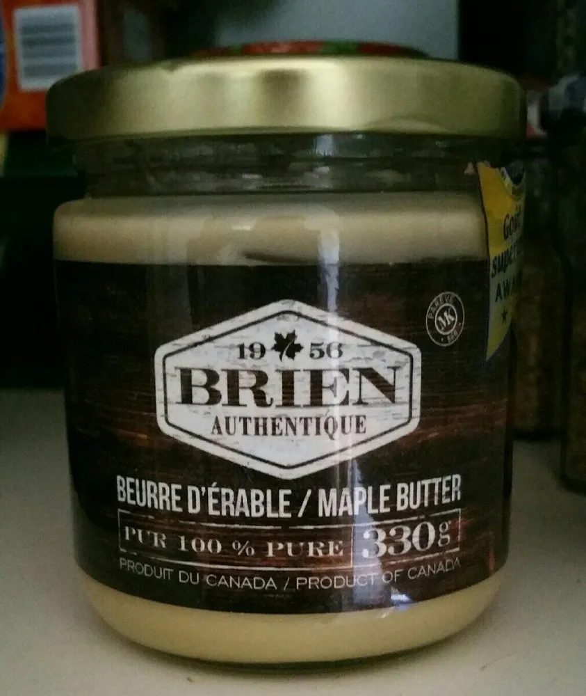 Beurre d'érable