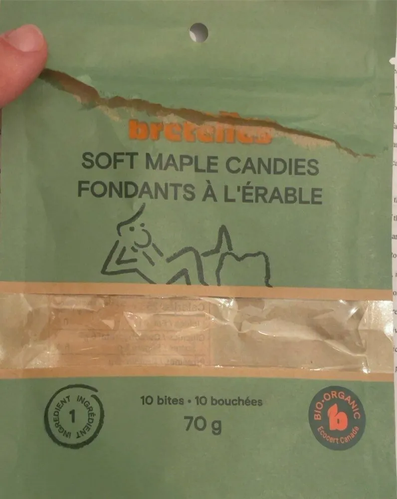 Soft maple candies