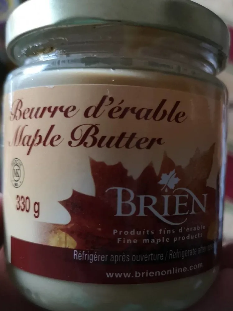 Beurre d'érable