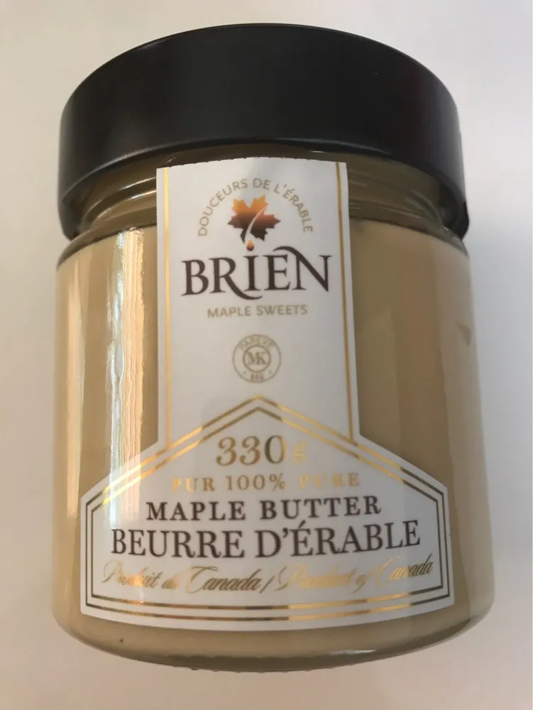 Beurre d'érable