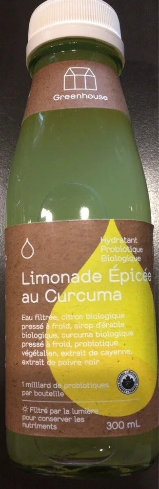 Limonade épicée au Curcuma