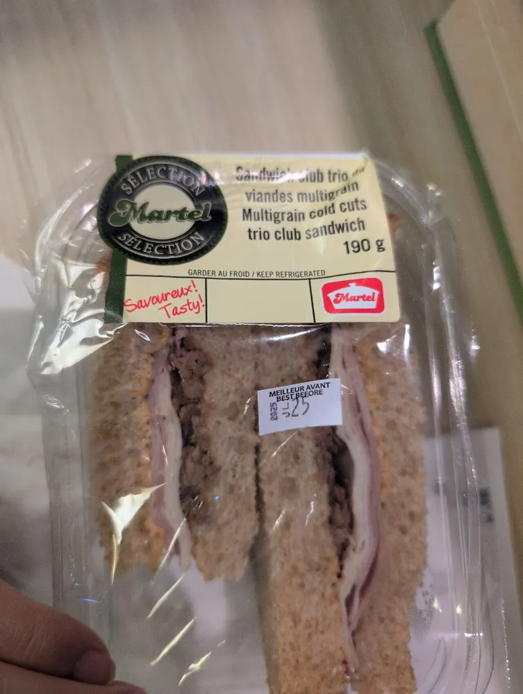 Multigrain Cold Cuts Trio Club Sandwich