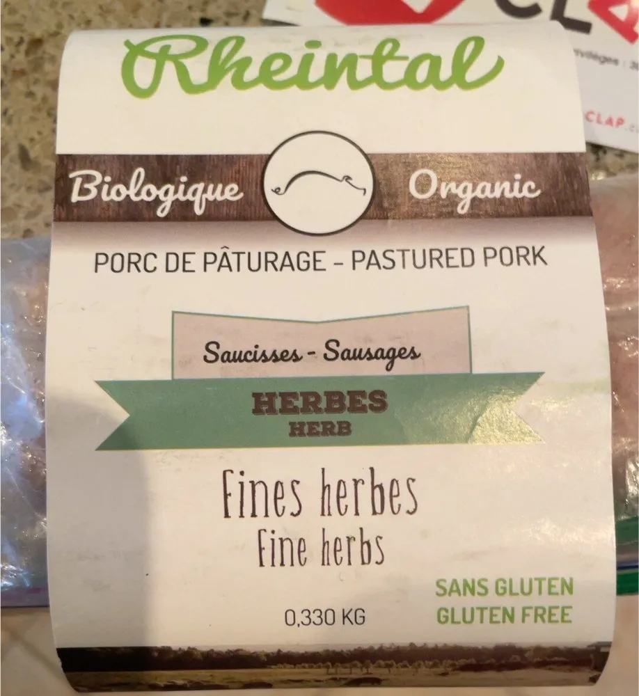 Saucisses fines herbes