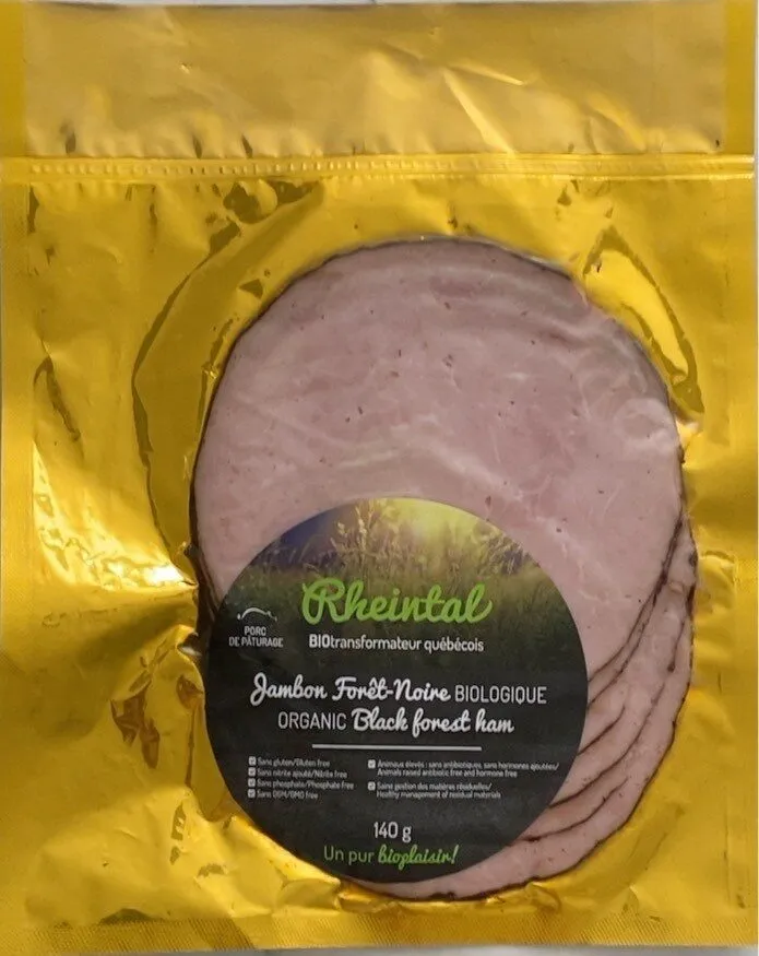 Jambon Forêt-Noire Biologique