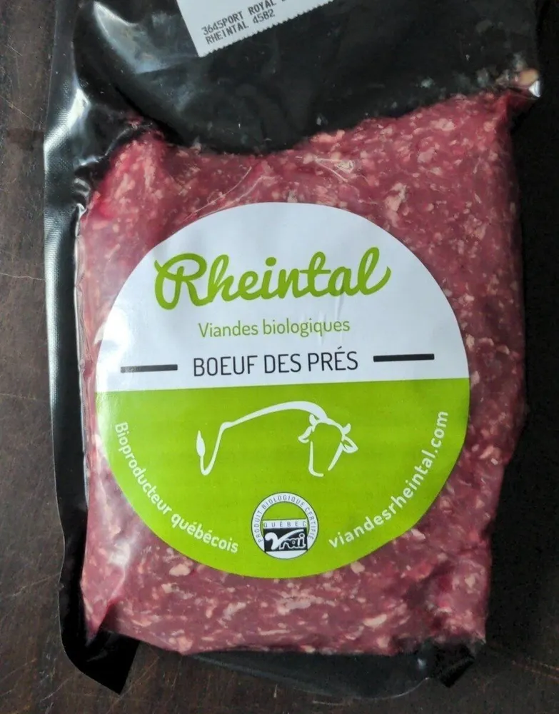 Bœuf haché maigre bio