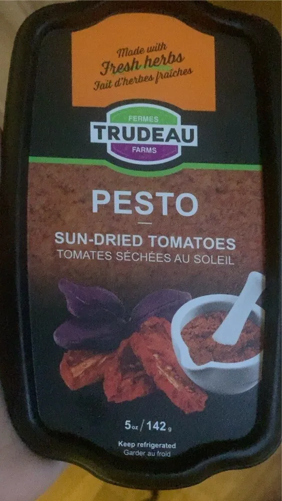 Pesto tomates séchées
