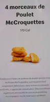 Croquettes de poulet McCroquettes