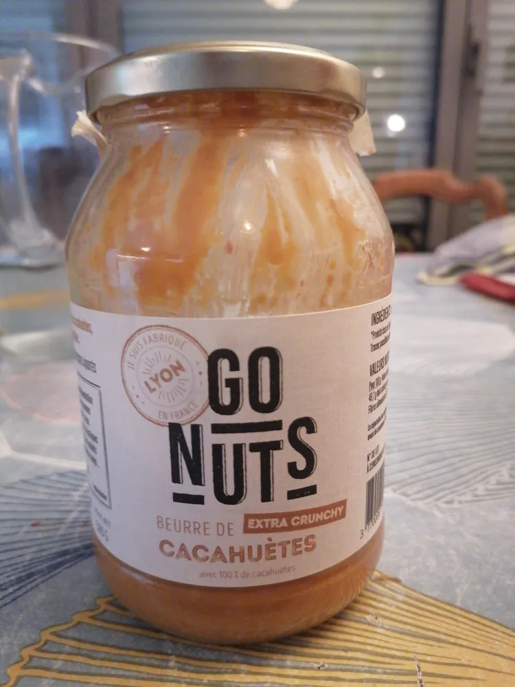 beurre de cacahuètes extra crunchy