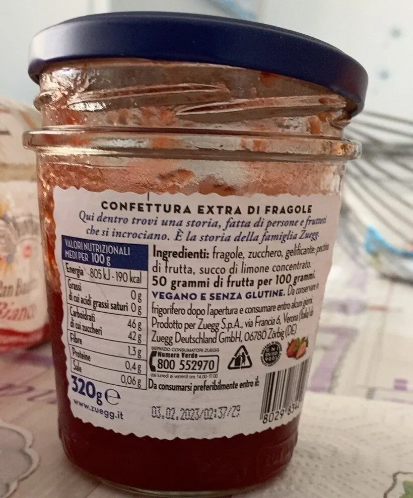 Marmellata fragole