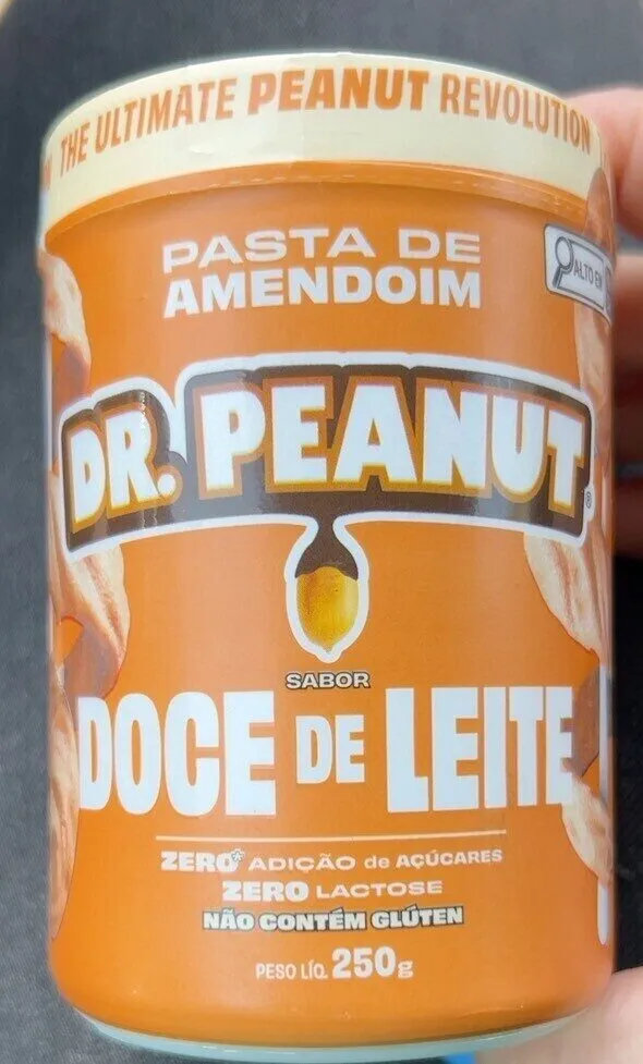 Pasta amendoim doce de leite