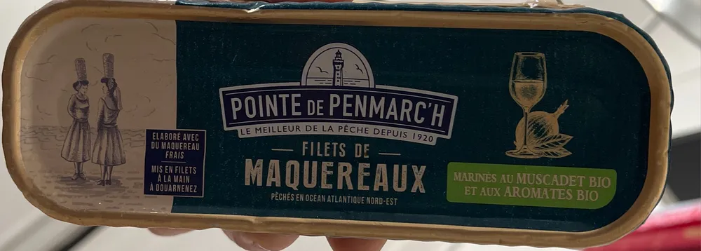 Filets de maquereaux marinés au muscadet et aux aromates bio