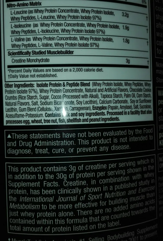 Nitro Tech Whey Protein