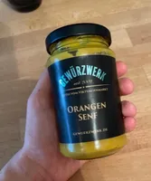Orangen Senf