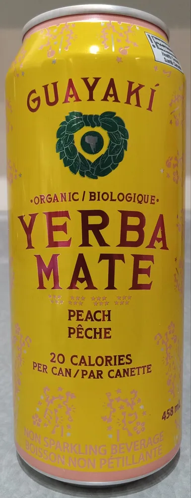 Peach Yerba Mate Non Sparkling Beverage