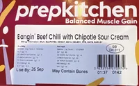 Bangin' Beef Chilli with Chipotle Sour Cream