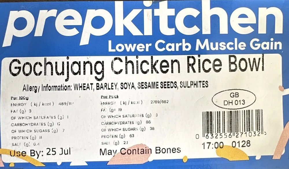 Gochujang Chicken Rice Bowl (Lower Carb Muscle Gain)