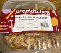 Chicken Chow Mein With Satay Sauce