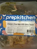 Chicken Chow Mein With Satay Sauce