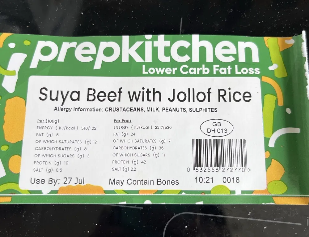 Suya Beef With Jollof Rice