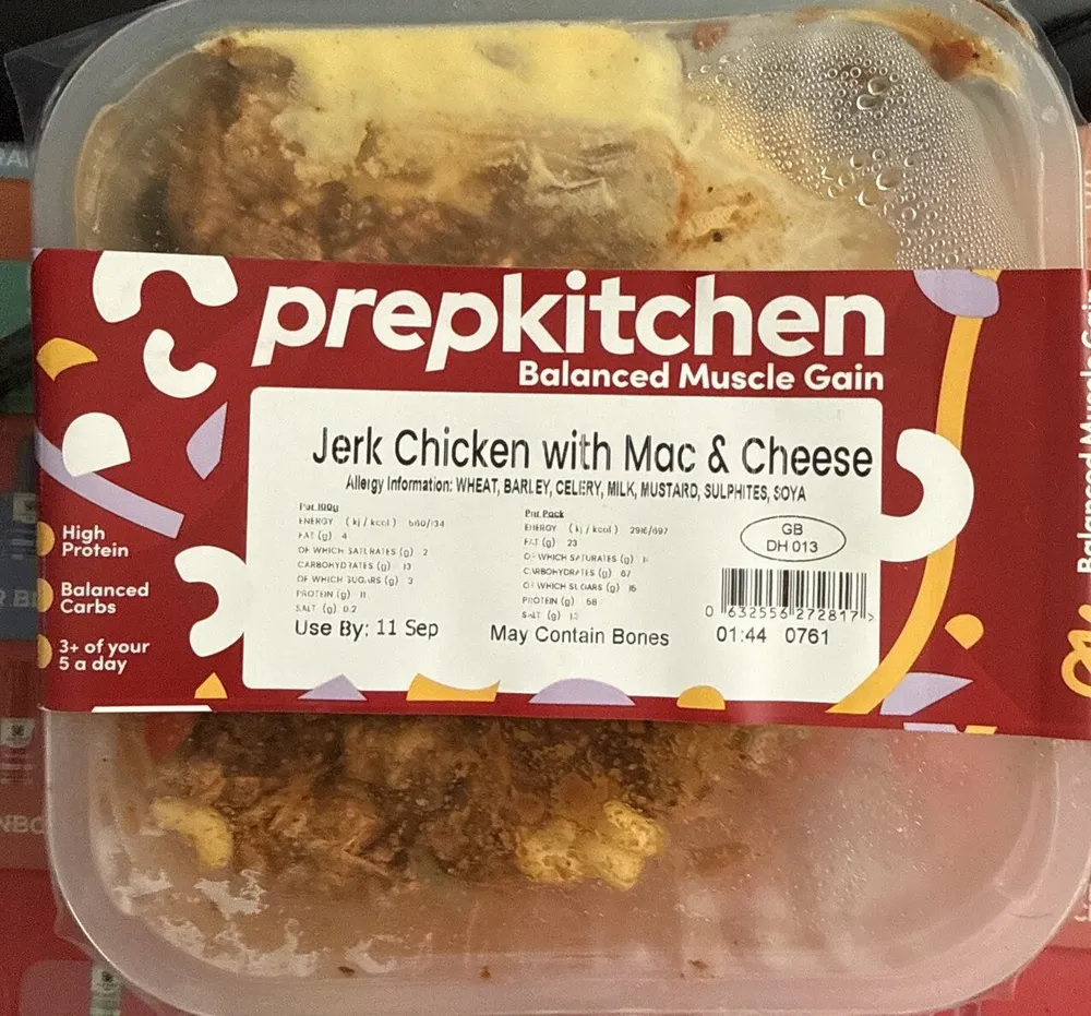 Jerk Chicken With Mac & Cheese