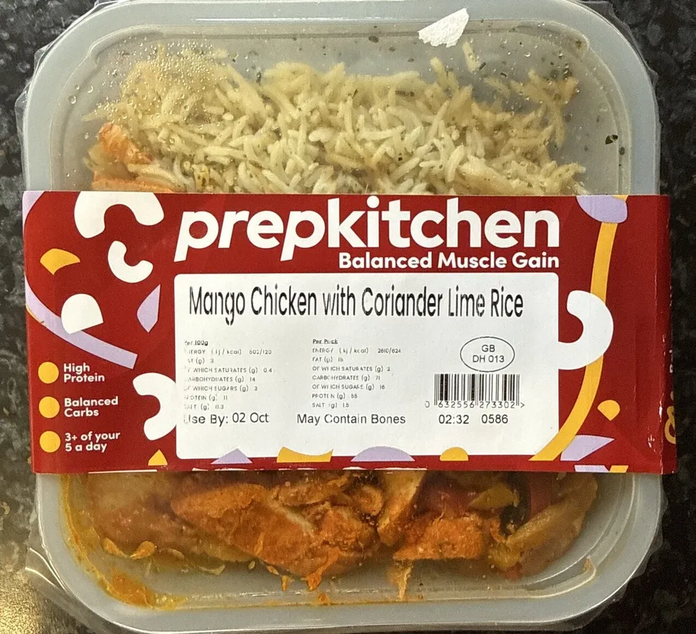 Mango Chicken With Coriander Lime Rice