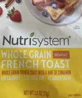 Whole grain French toast