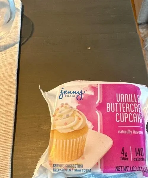 Vanilla buttercream cupcake