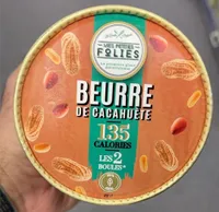 Glace allegee beurre de cacahuetr