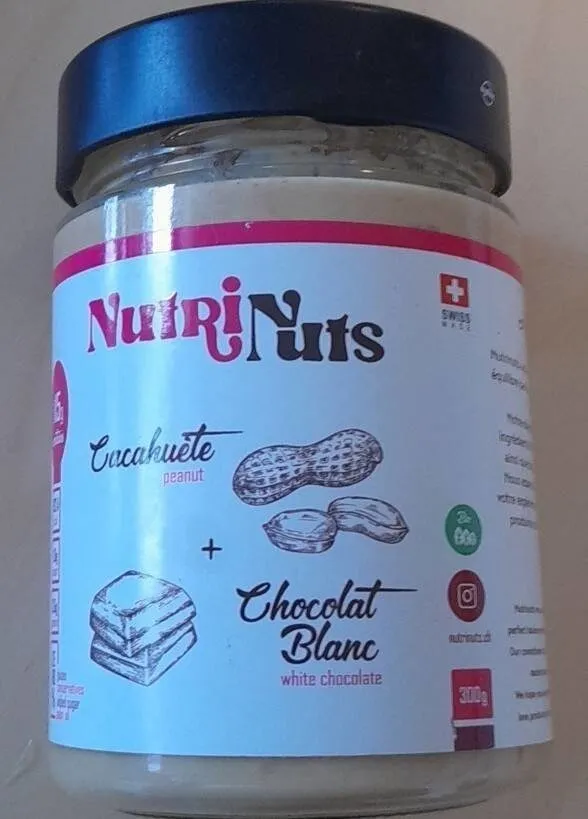 Pâte à tartiner cacahuètes-chocolat blanc