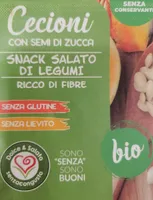 Cecioni con semi di zucca