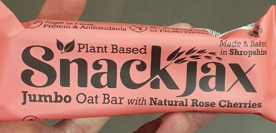 Jumbo Oat Bar With Natural Rose Cherries