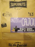 Noix de cajou vinaigre sésame herbes de Provence