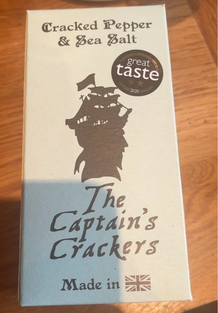 The Captain’s Cracked Pepper & Sea Salt Crackers