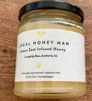 Lemon zest infused honey
