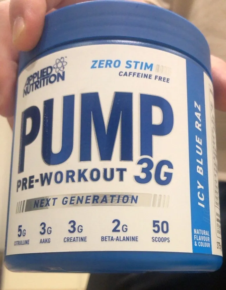 Pump pre workout