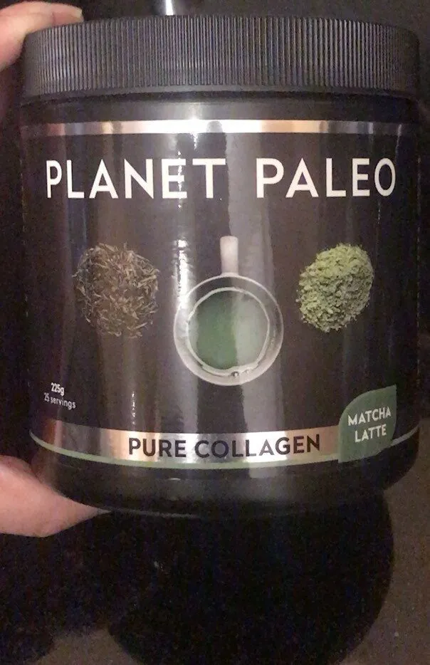 Pure collagen matcha latte