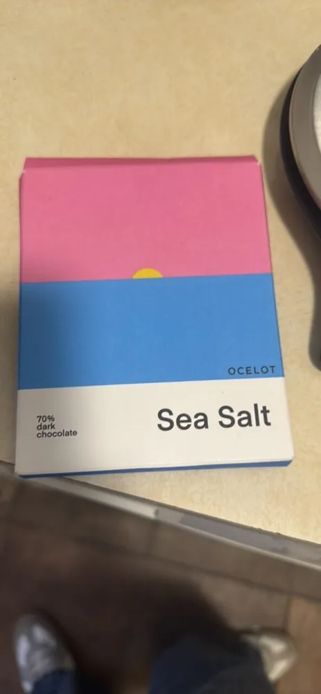 70% dark chocolate sea salt