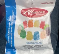 Sour gummy bears