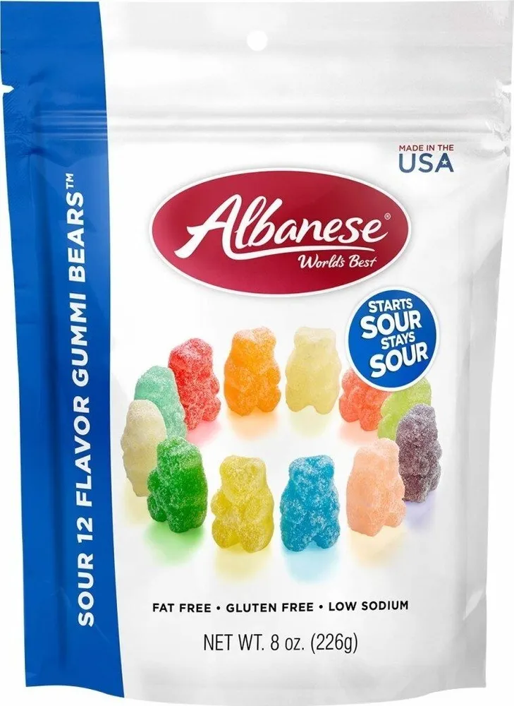Sour 12 Flavor Gummi Bears