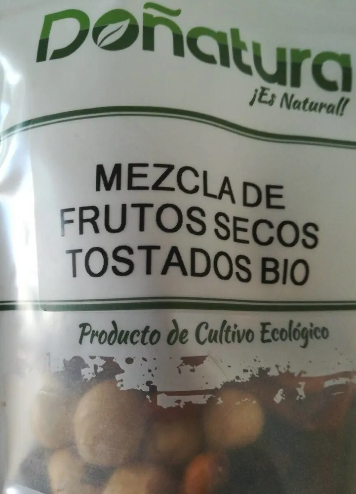 Mezcla de frutos secos tostados bio