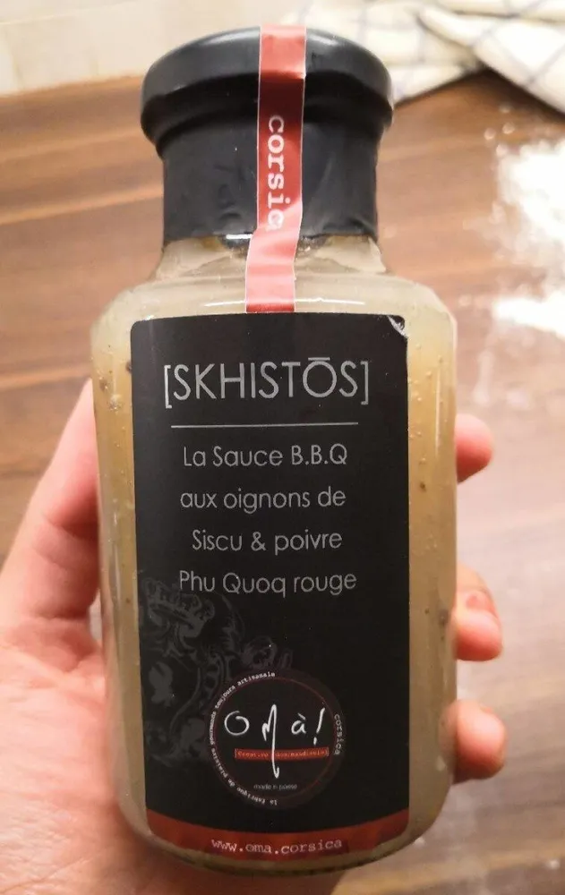 La sauce B.B.Q aux oignons de siscu et poivre phu quoq rouge