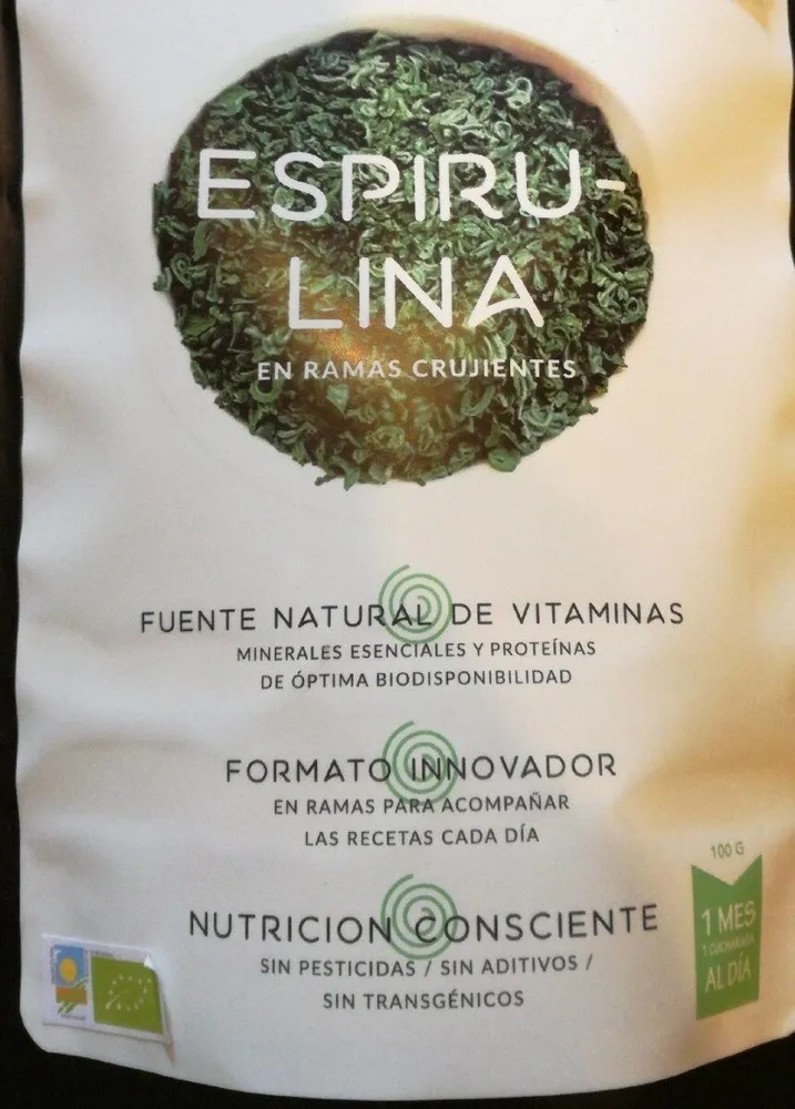 Espirulina en ramas crujientes