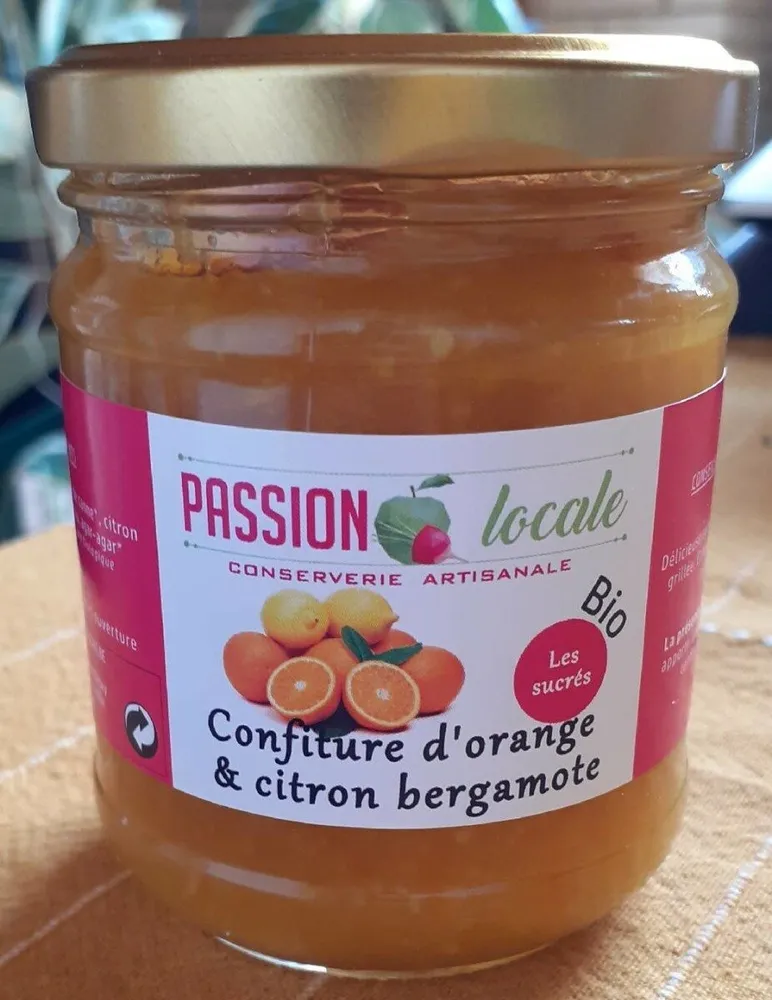 Confiture d'orange & citron bergamote