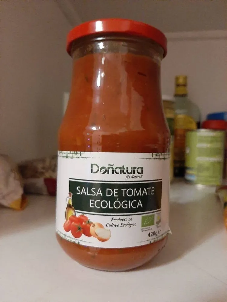 Salsa de tomate ecológica