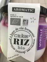 Crèm’riz bio myrtille