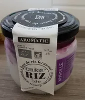 Crème riz / Myrtille