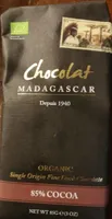 Chocolat Madagascar 85%