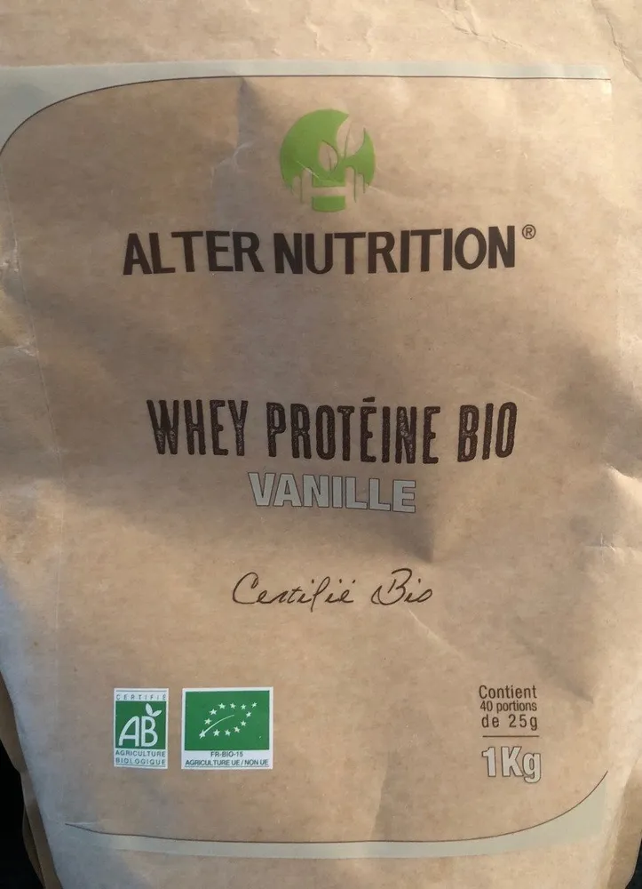 Whey proteine bio vanille